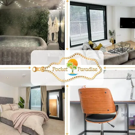 Luxury Penthouse With Private Hot Tub Overlooking Leeds Centre