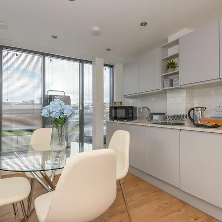 公寓 Luxury Penthouse With Private Hot Tub Overlooking Centre 利兹